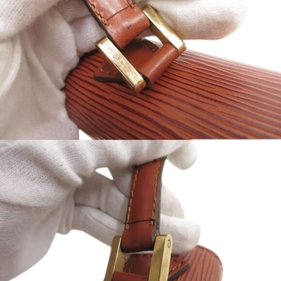 177318BR (L4) Louis Vuitton Brief Case Concorde Brown Epi Leather - Picture 12 of 14